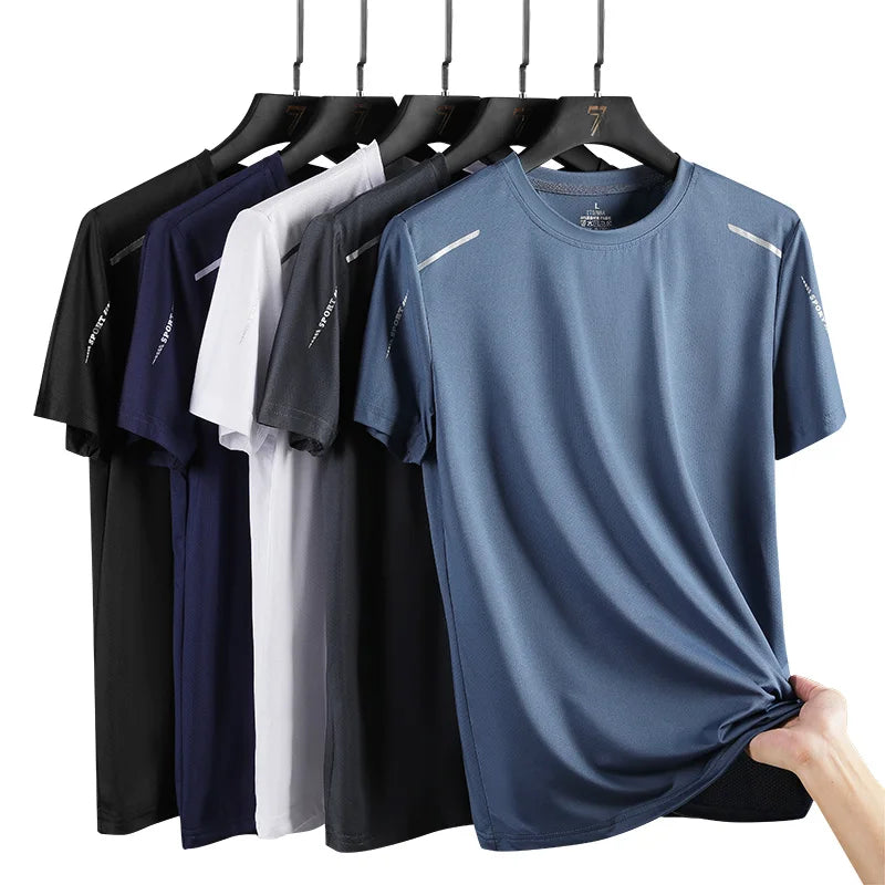 Camiseta masculina para esportes.