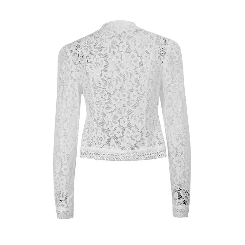 Camisas Femininas de Renda