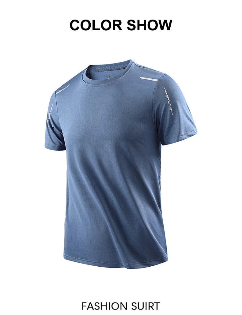 Camiseta masculina para esportes.