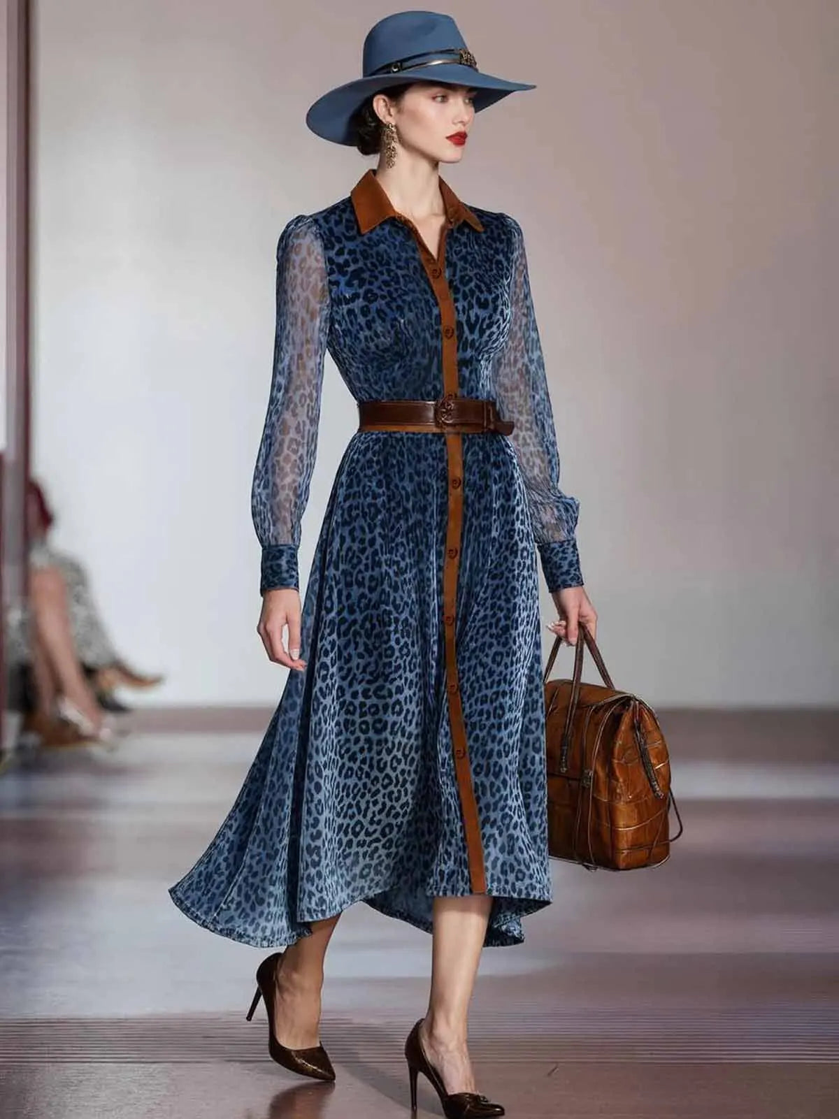 Vestido  Elegante de Manga