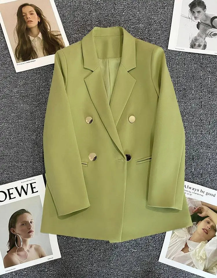 Casaco feminino casual, tamanho pequeno.