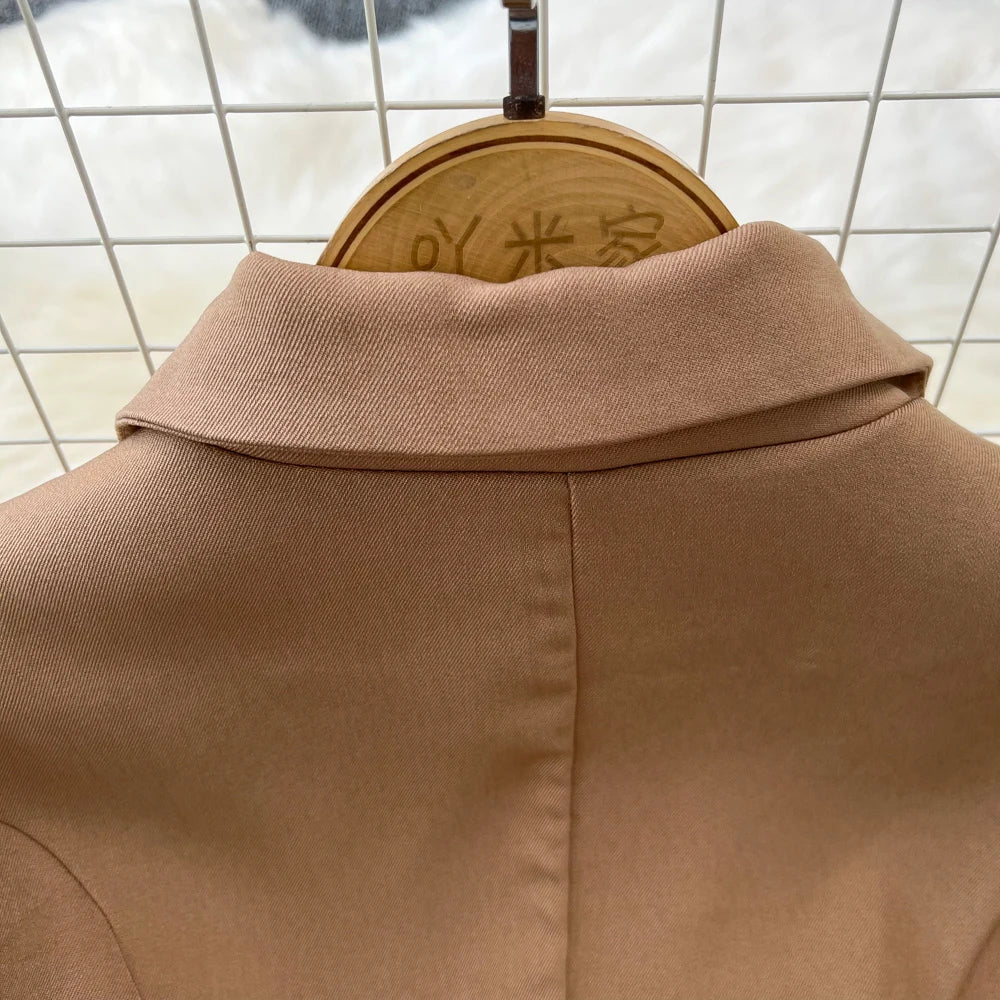 Conjunto de Saia Faionable Cintura Alta em Camadas