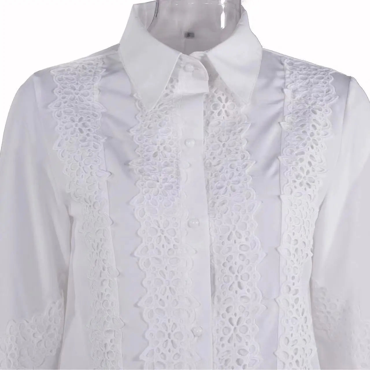 Camisa Feminina de Renda