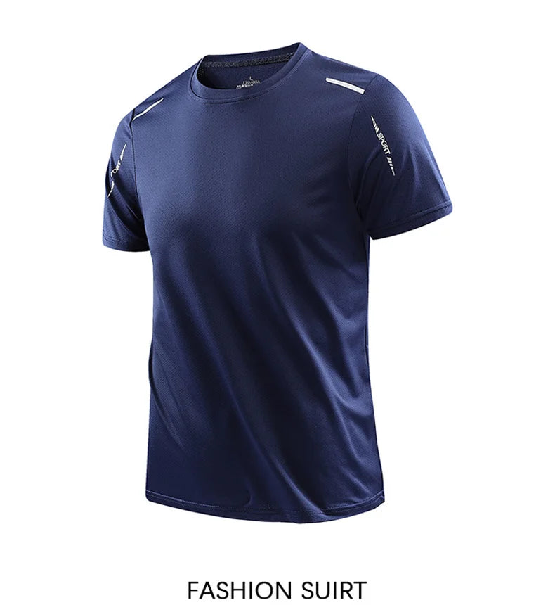 Camiseta masculina para esportes.