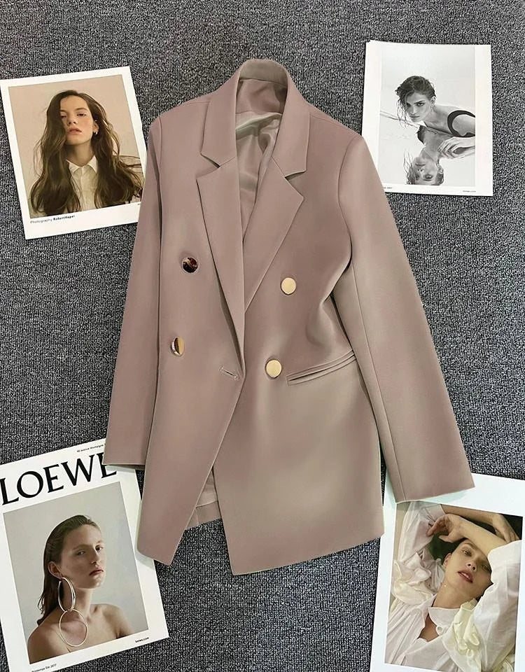 Casaco feminino casual, tamanho pequeno.