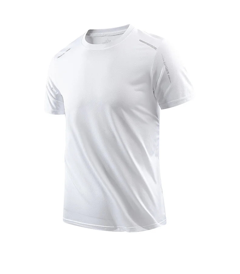 Camiseta masculina para esportes.