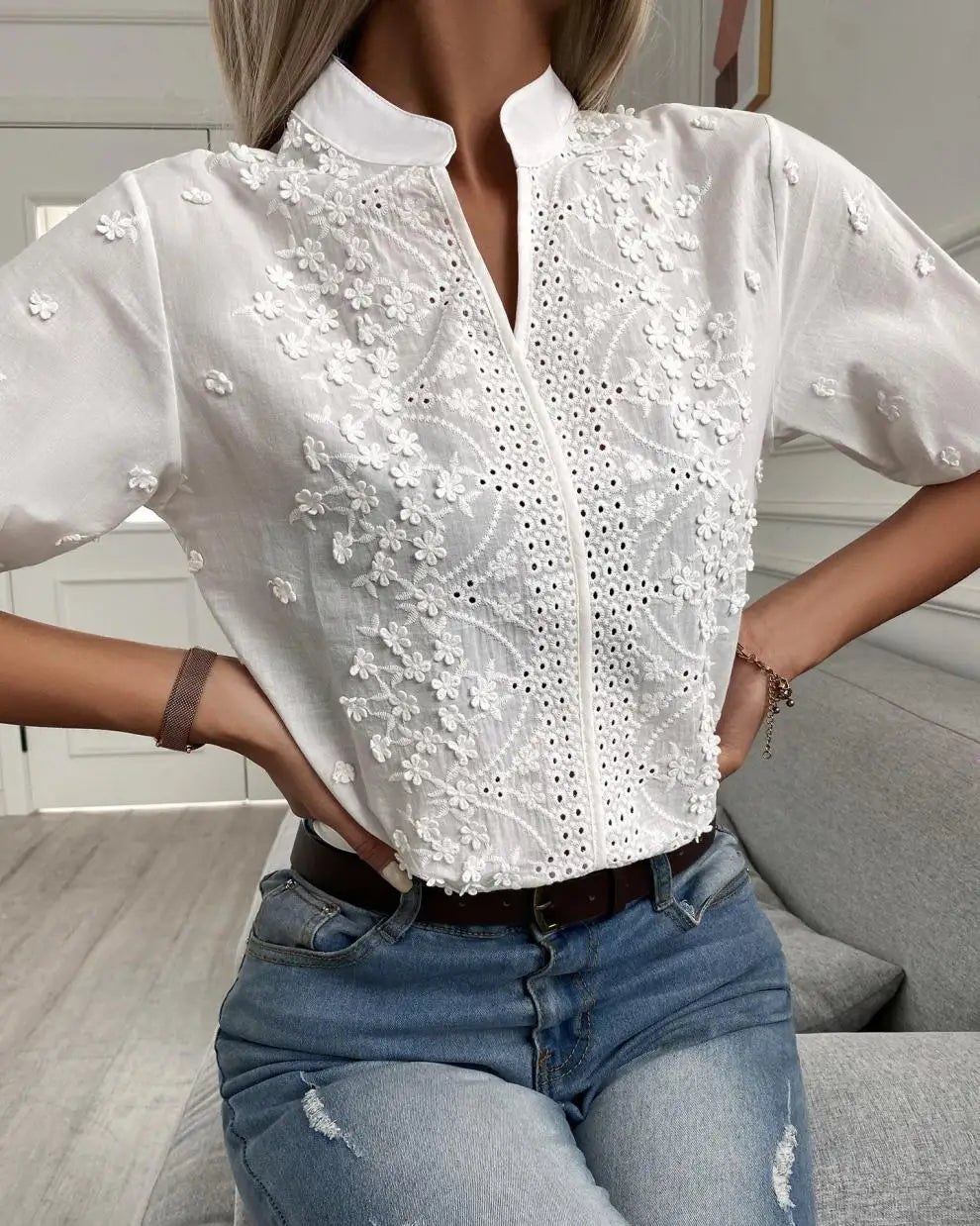 Blusa Feminina Casual de Verão