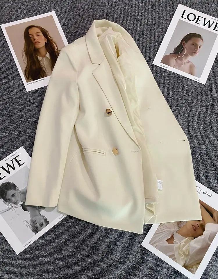 Casaco feminino casual, tamanho pequeno.