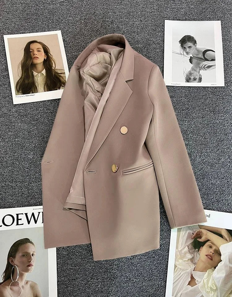 Casaco feminino casual, tamanho pequeno.