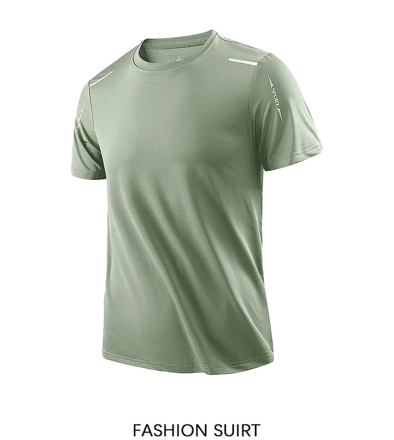 Camiseta masculina para esportes.