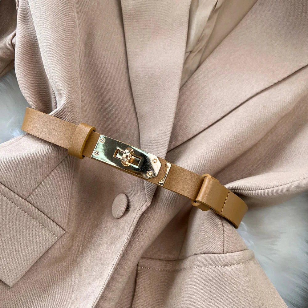 Conjunto de Saia Faionable Cintura Alta em Camadas