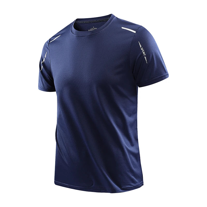 Camiseta masculina para esportes.