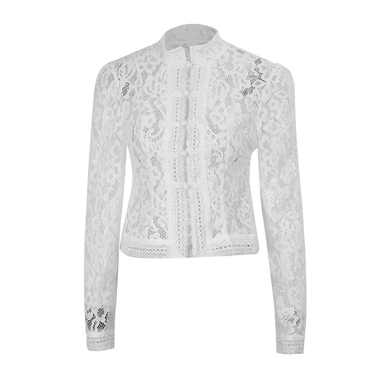 Camisas Femininas de Renda