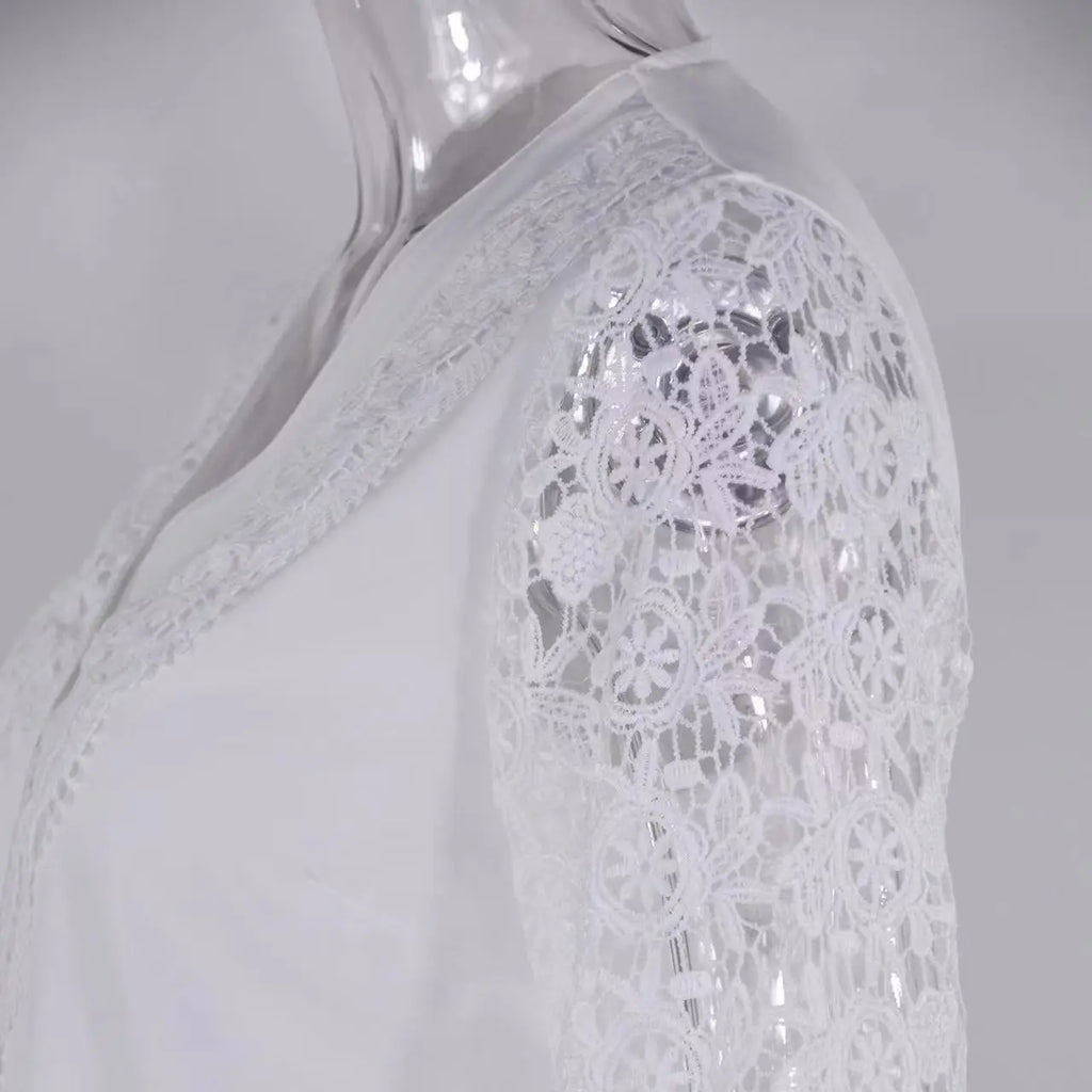 Camisa Feminina de Renda