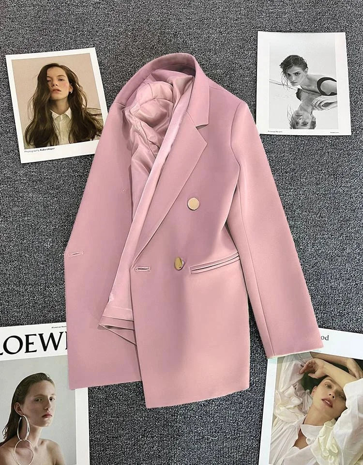 Casaco feminino casual, tamanho pequeno.