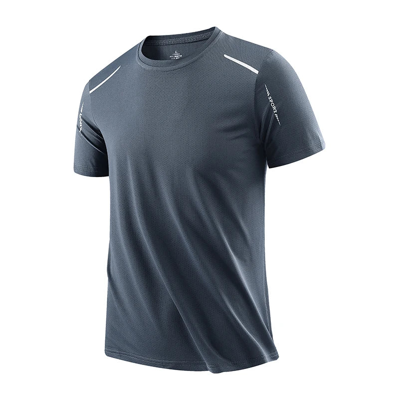Camiseta masculina para esportes.