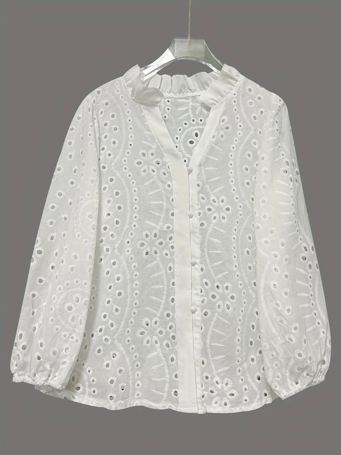 Camisa Feminina Branca Decote V