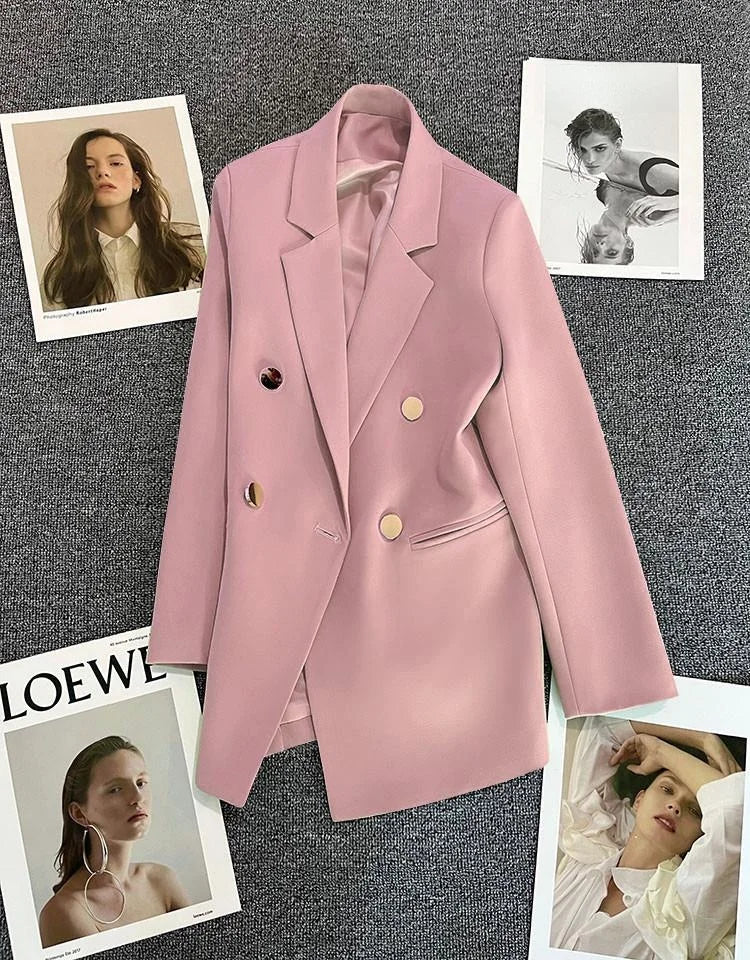 Casaco feminino casual, tamanho pequeno.