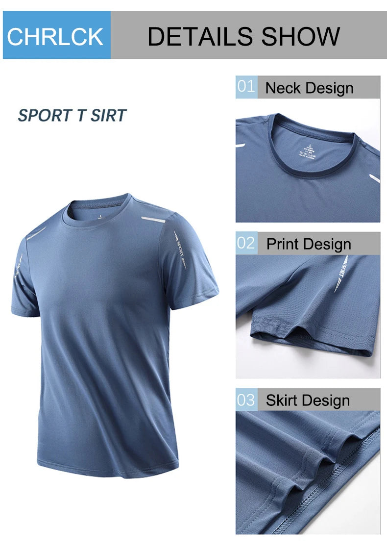 Camiseta masculina para esportes.